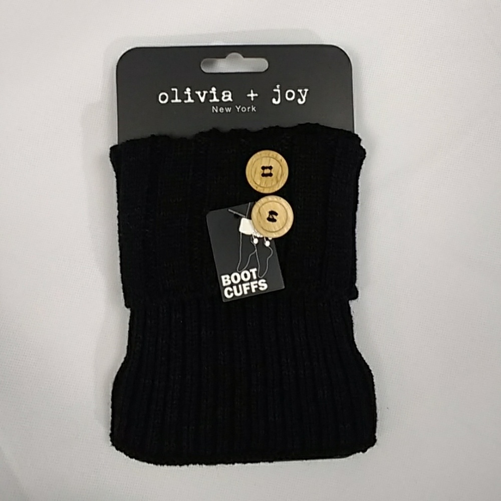 Black boot cuffs